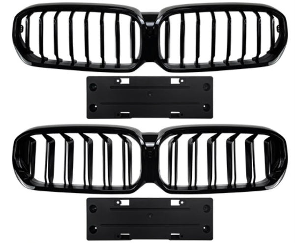 Grilă dublă BMW Seria 5 G30/G31 LCI Gloss Black
