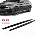 Prelungiri Praguri Laterale BMW Seria 5 G30/G31 M Performance Gloss Black