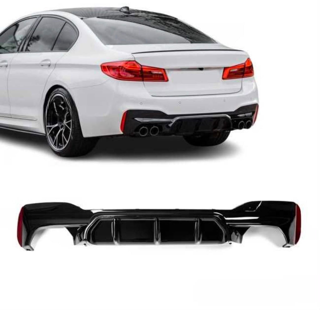 Difuzor BMW M Performance G30/G31 Gloss Black – Quad Exhaust