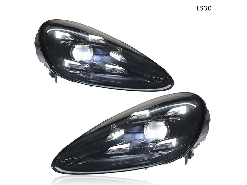 Faruri LED Black Edition pentru Porsche Cayenne Facelift 958 (2015-2018)