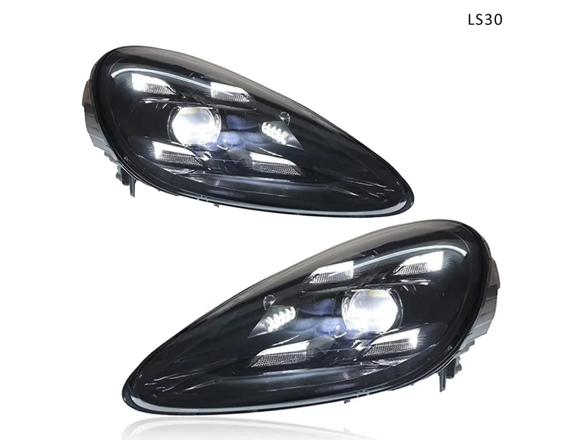 Faruri LED Black Edition pentru Porsche Cayenne Facelift 958 (2015-2018)